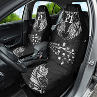 Custom New Zealand Rugby Car Seat Cover Black Haka Dance With NZ Champions History LT9 - Polynesian Pride