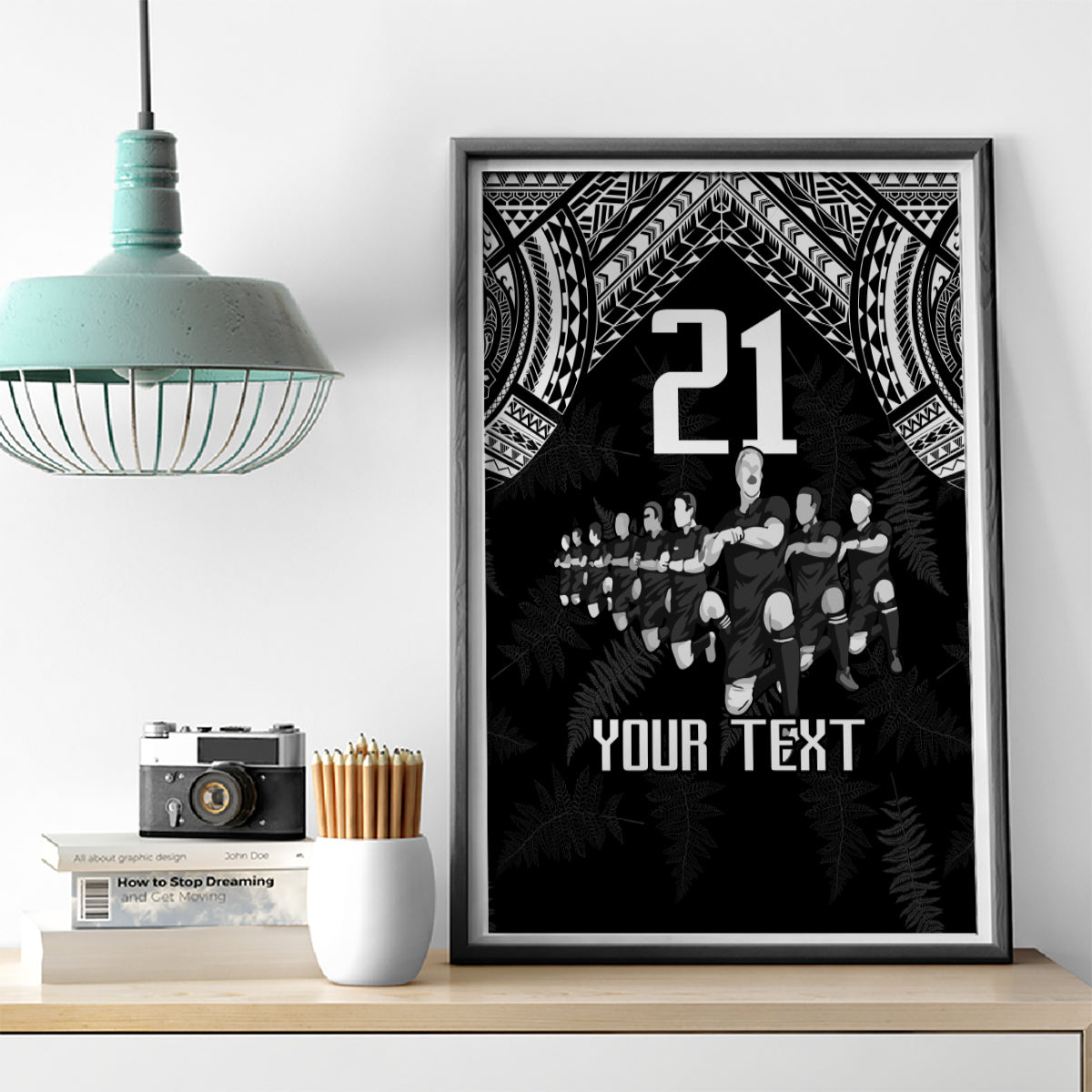 Custom NZ Rugby Canvas Wall Art Kapa Opango Maori Haka With Years of The All Black Champions LT9 - Polynesian Pride