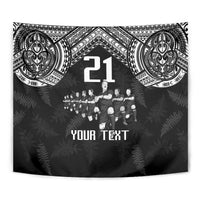 Custom NZ Rugby Tapestry Kapa Opango Maori Haka With Years of The All Black Champions LT9 - Polynesian Pride
