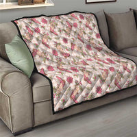 Beige Paniolo Palaka Hawaiian Cowgirl Christmas Quilt LT9 - Polynesian Pride
