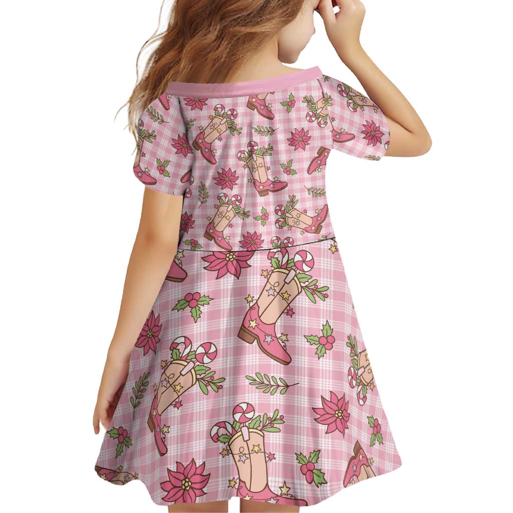 Pink Paniolo Palaka Hawaiian Cowgirl Christmas Family Matching Puletasi and Hawaiian Shirt LT9 - Polynesian Pride