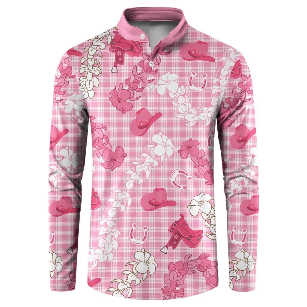 Paniolo Palaka Hawaiian Cowgirl Button Sweatshirt - Polynesian Pride