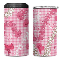 Paniolo Palaka Hawaiian Cowgirl 4 in 1 Can Cooler Tumbler - Polynesian Pride