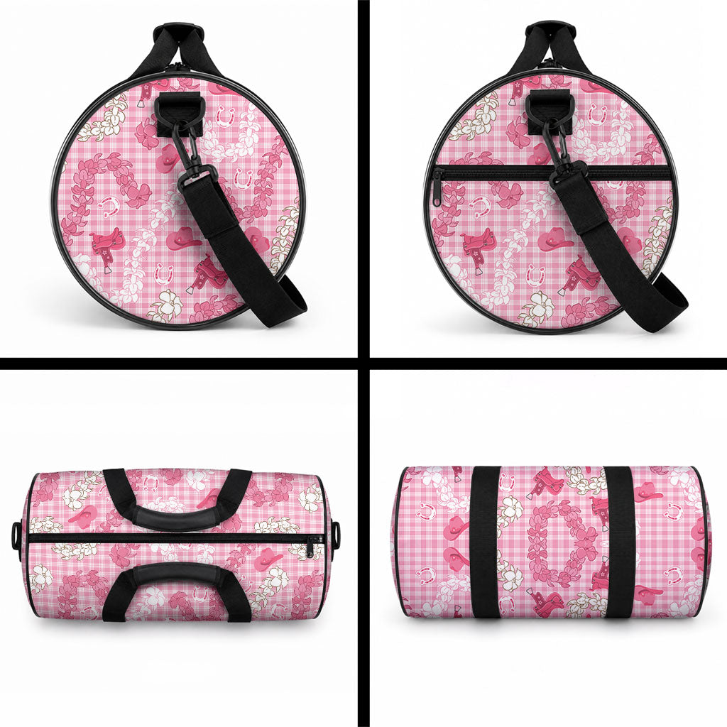 Paniolo Palaka Hawaiian Cowgirl Duffle Bag LT9 - Polynesian Pride