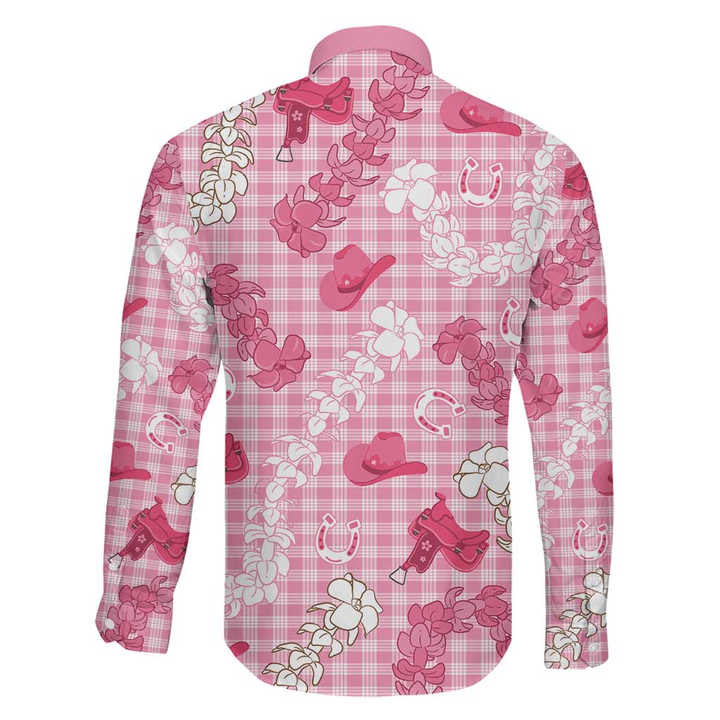 Paniolo Palaka Hawaiian Cowgirl Family Matching Off Shoulder Maxi Dress and Hawaiian Shirt LT9 - Polynesian Pride