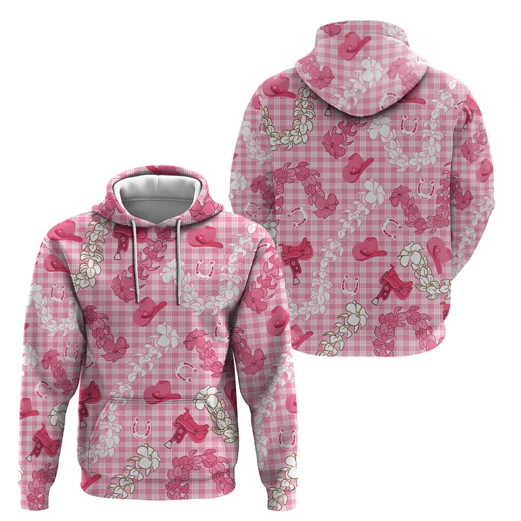 Paniolo Palaka Hawaiian Cowgirl Hoodie - Polynesian Pride
