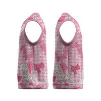 Paniolo Palaka Hawaiian Cowgirl Christmas Knitted V-Neck Vest - Polynesian Pride