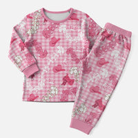 Paniolo Palaka Hawaiian Cowgirl Christmas Pajama Set - Polynesian Pride