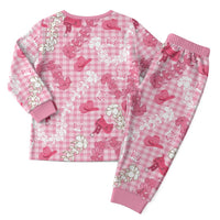 Paniolo Palaka Hawaiian Cowgirl Christmas Pajama Set - Polynesian Pride