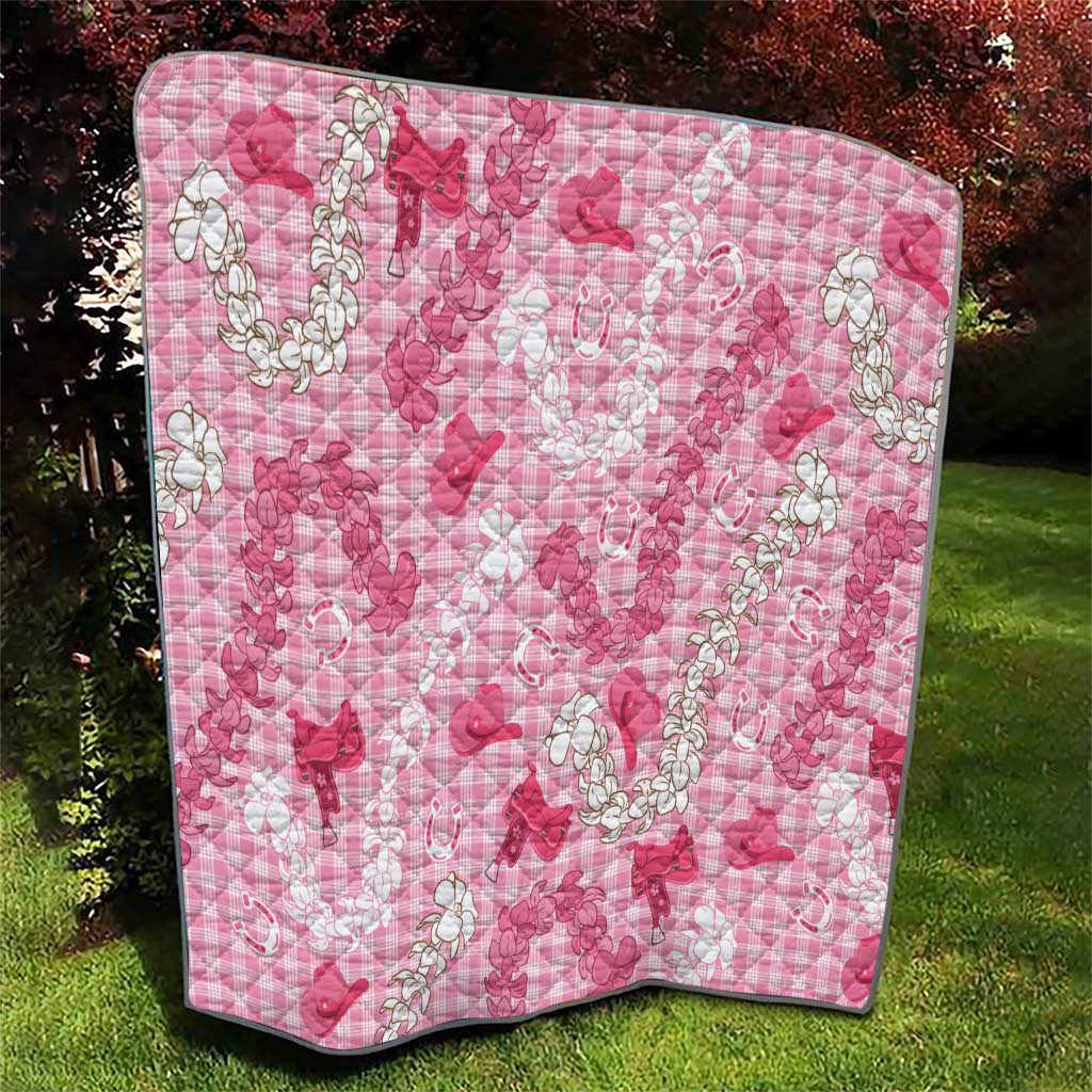 Paniolo Palaka Hawaiian Cowgirl Quilt - Polynesian Pride