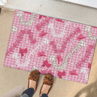 Paniolo Palaka Hawaiian Cowgirl Rubber Doormat - Polynesian Pride