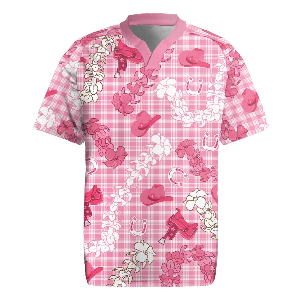 Paniolo Palaka Hawaiian Cowgirl Rugby Jersey - Polynesian Pride