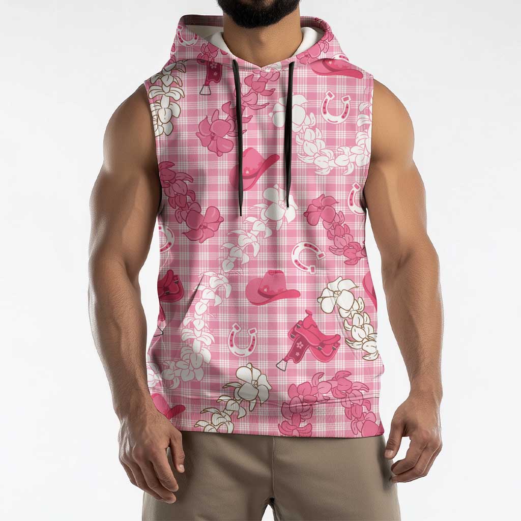 Paniolo Palaka Hawaiian Cowgirl Sleeveless Hoodie - Polynesian Pride