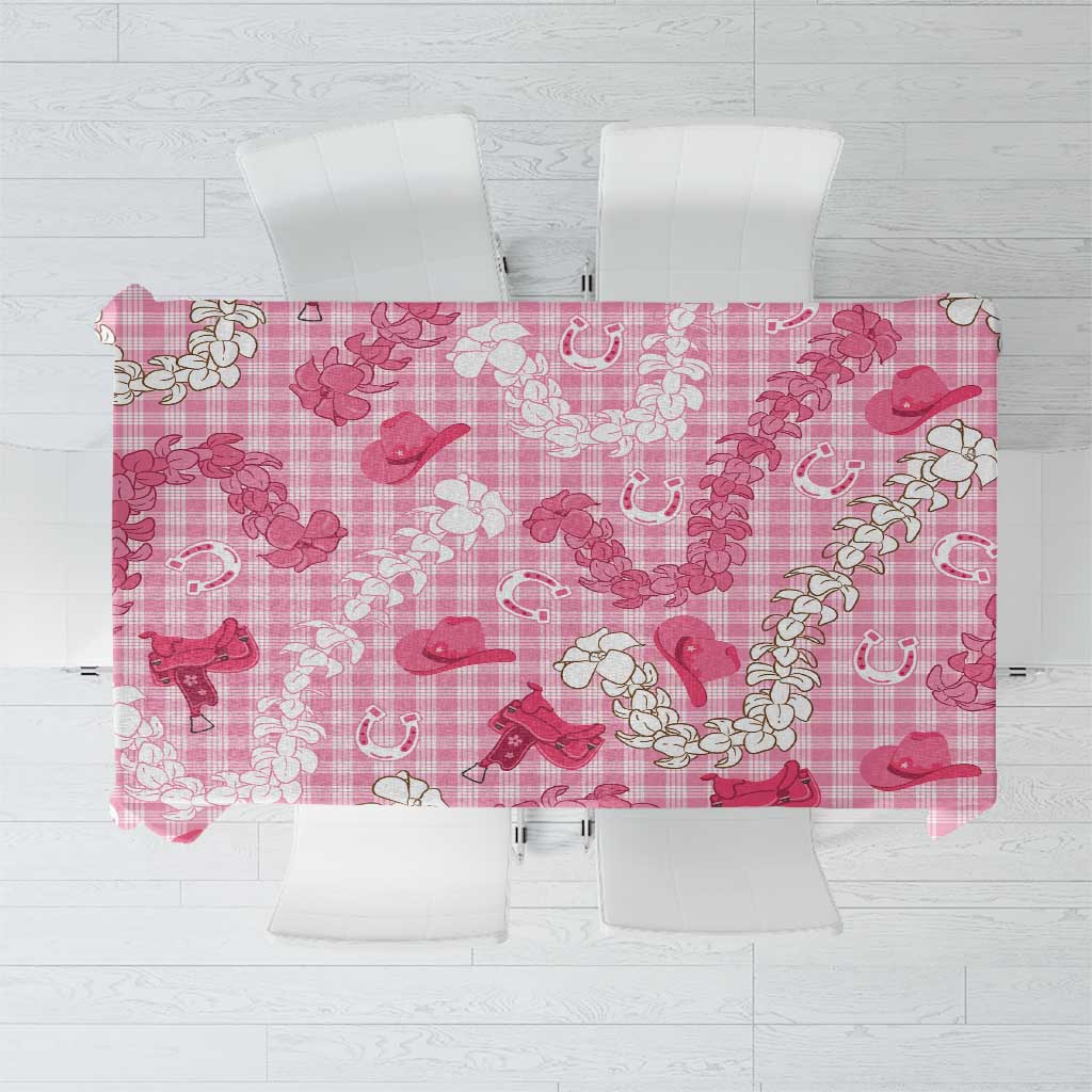 Paniolo Palaka Hawaiian Cowgirl Tablecloth - Polynesian Pride