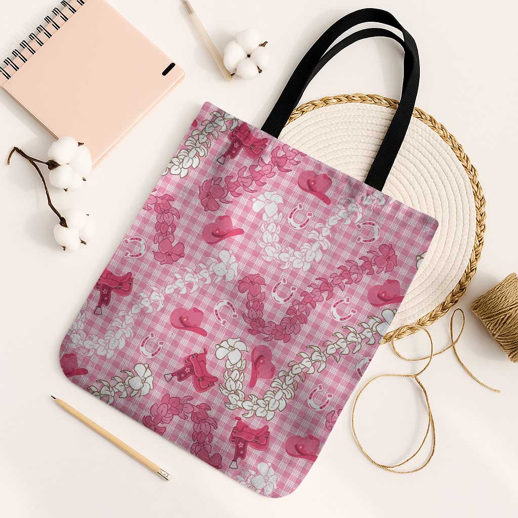 Paniolo Palaka Hawaiian Cowgirl Tote Bag - Polynesian Pride