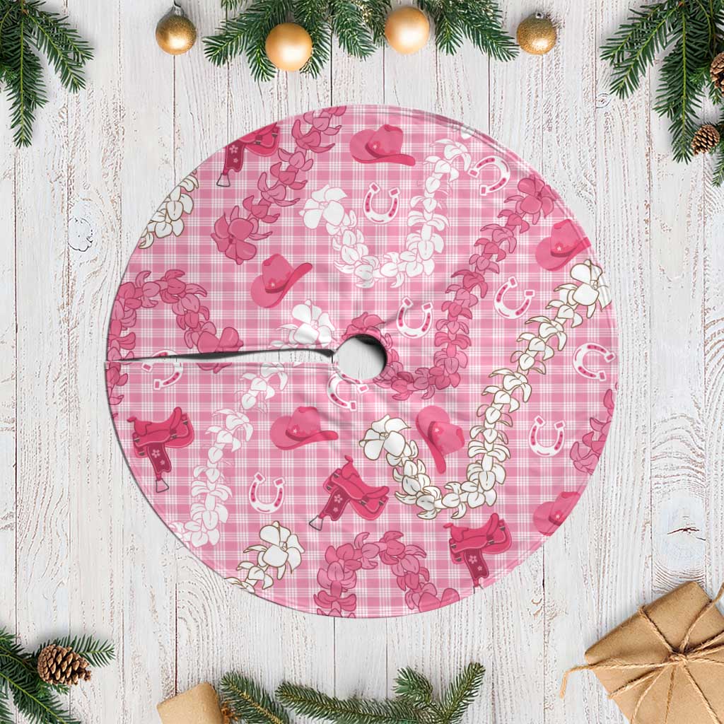 Paniolo Palaka Hawaiian Cowgirl Tree Skirt - Polynesian Pride