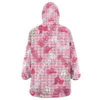 Paniolo Palaka Hawaiian Cowgirl Wearable Blanket Hoodie - Polynesian Pride