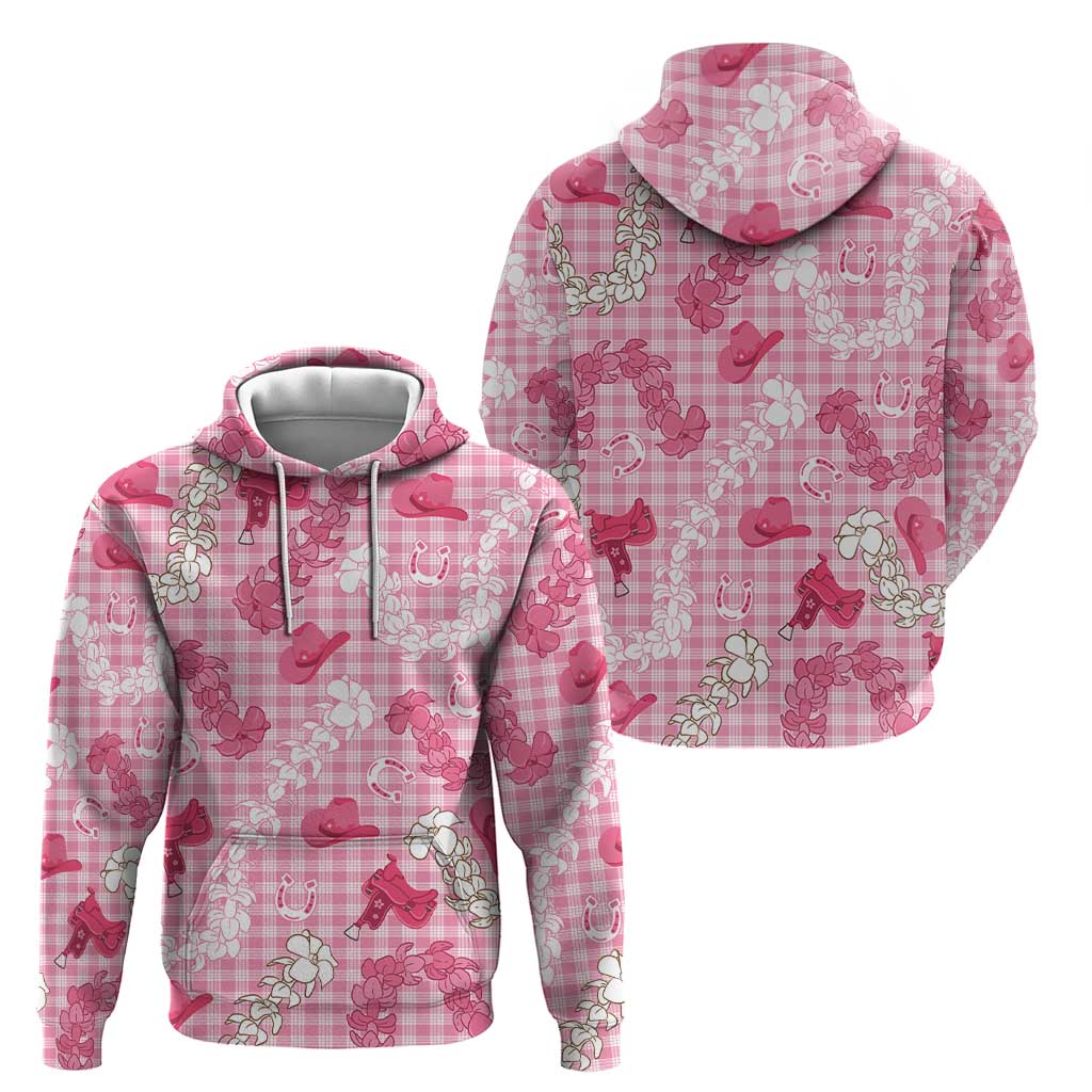 Paniolo Palaka Hawaiian Cowgirl Zip Hoodie - Polynesian Pride