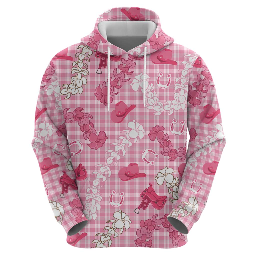 Paniolo Palaka Hawaiian Cowgirl Zip Hoodie - Polynesian Pride