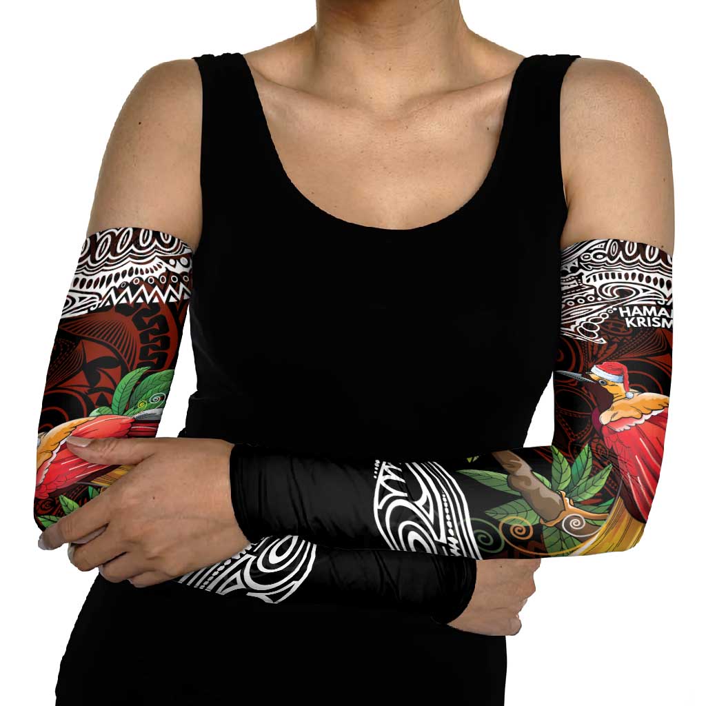 Papua New Guinea Christmas Arm Sleeves LT9 - Polynesian Pride