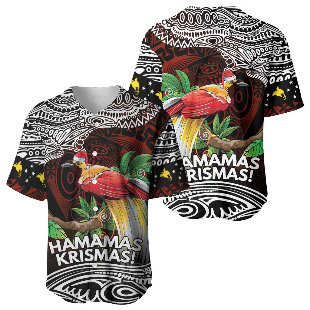 Papua New Guinea Christmas Baseball Jersey - Polynesian Pride