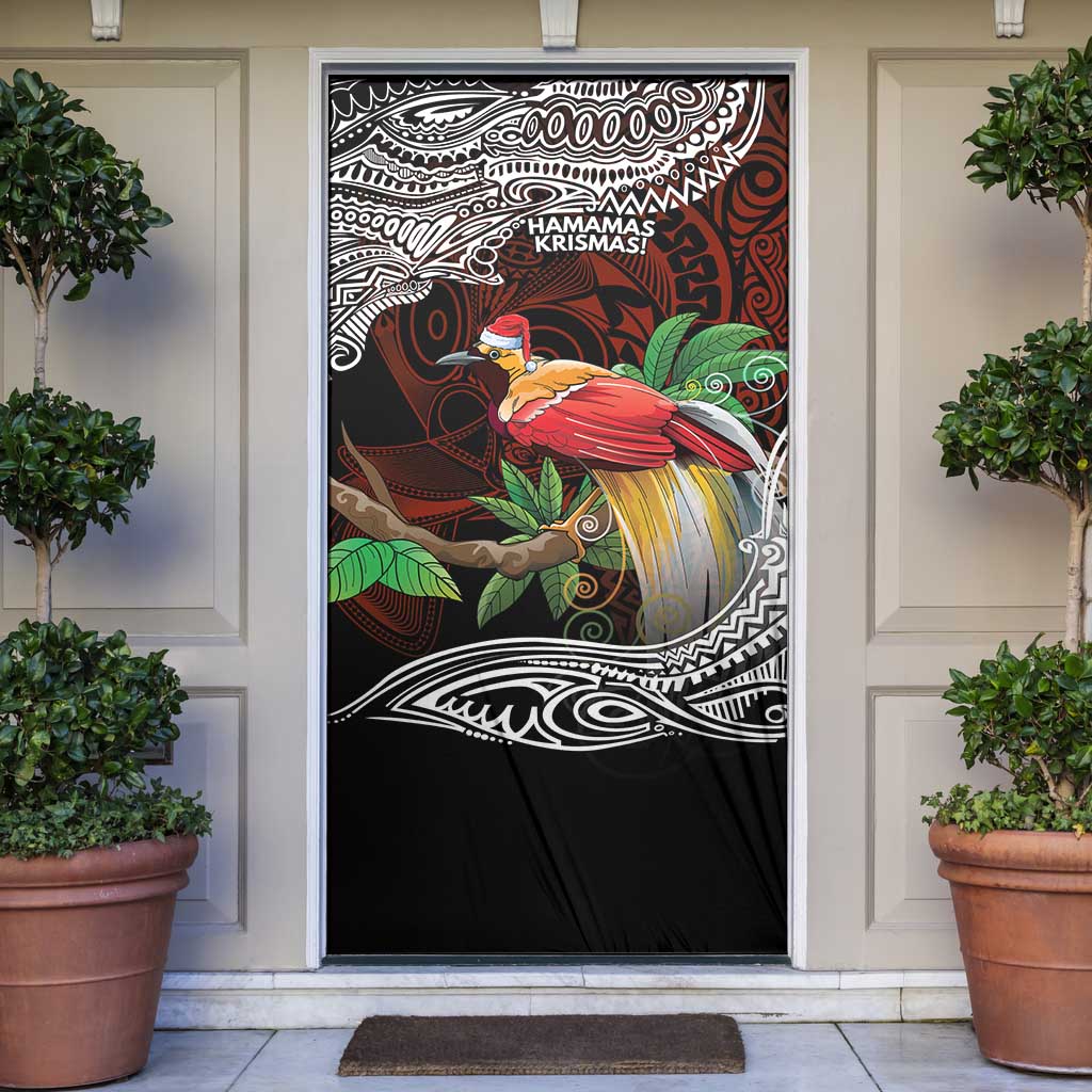 Papua New Guinea Christmas Door Cover - Polynesian Pride
