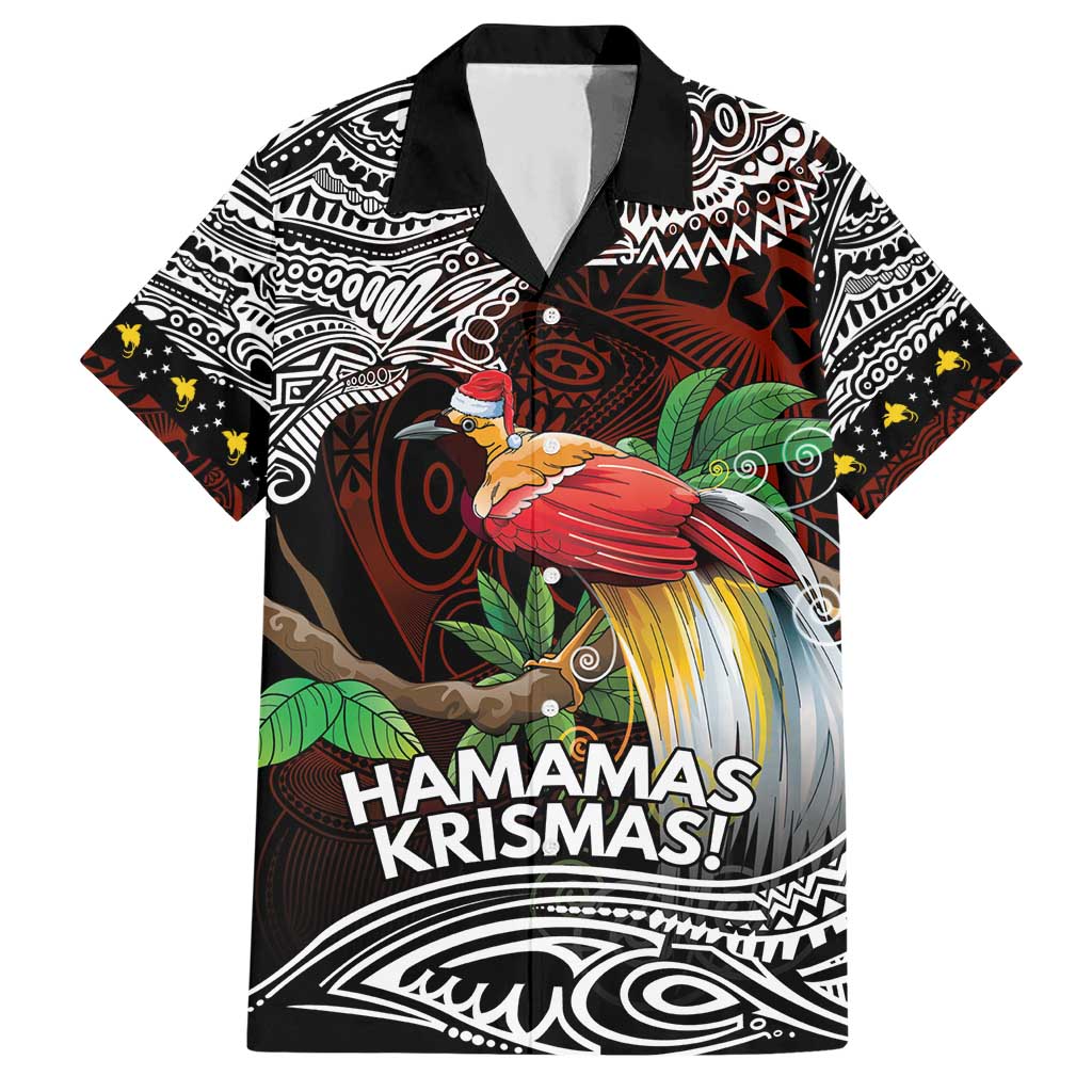 Papua New Guinea Christmas Hawaiian Shirt - Polynesian Pride