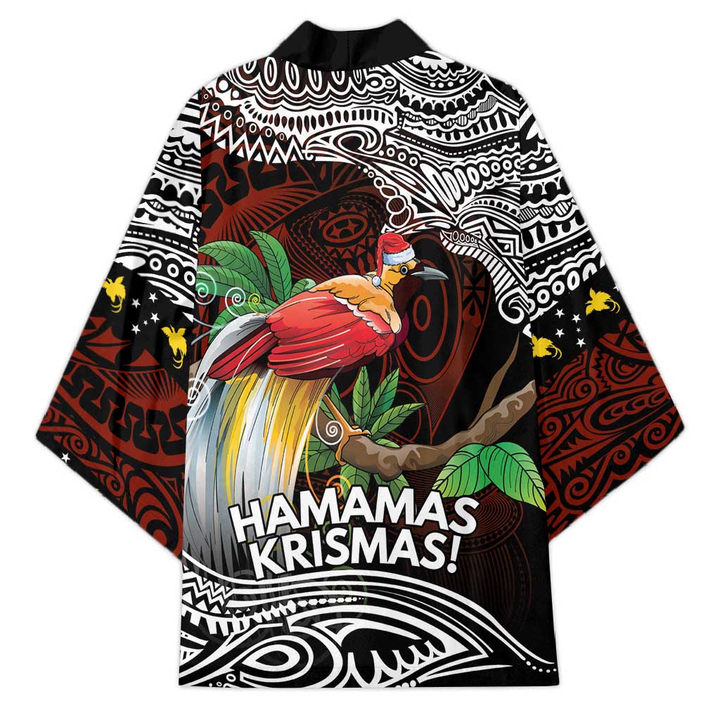 Papua New Guinea Christmas Kimono LT9 - Polynesian Pride