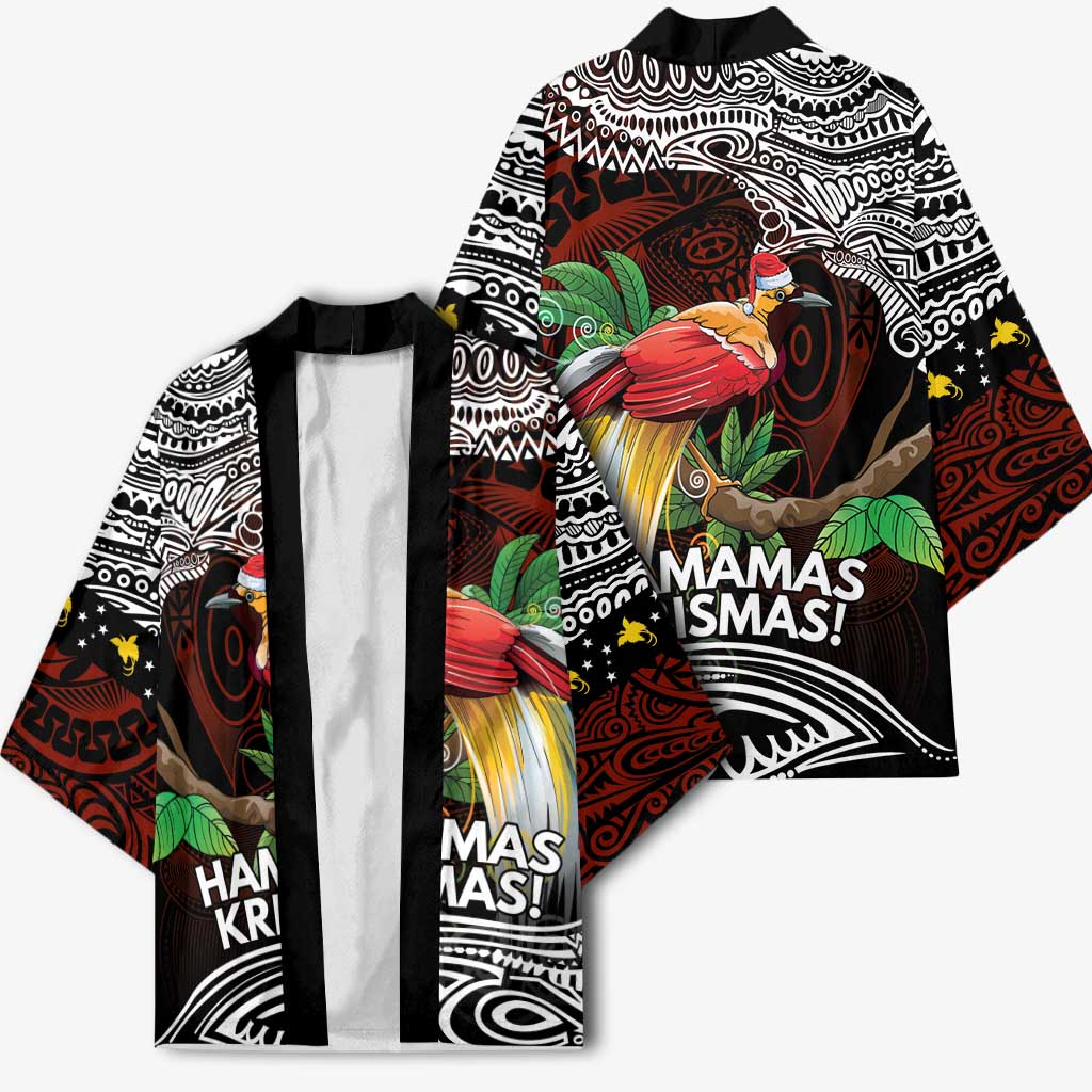 Papua New Guinea Christmas Kimono LT9 - Polynesian Pride