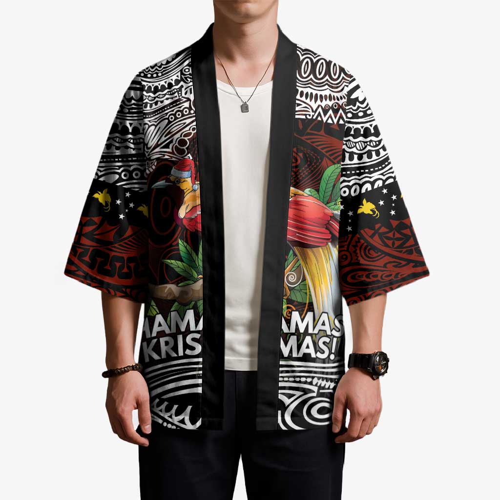 Papua New Guinea Christmas Kimono LT9 - Polynesian Pride