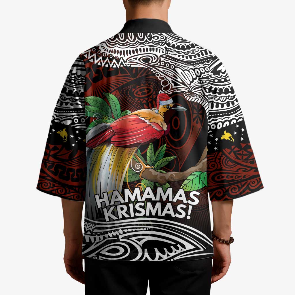 Papua New Guinea Christmas Kimono LT9 - Polynesian Pride