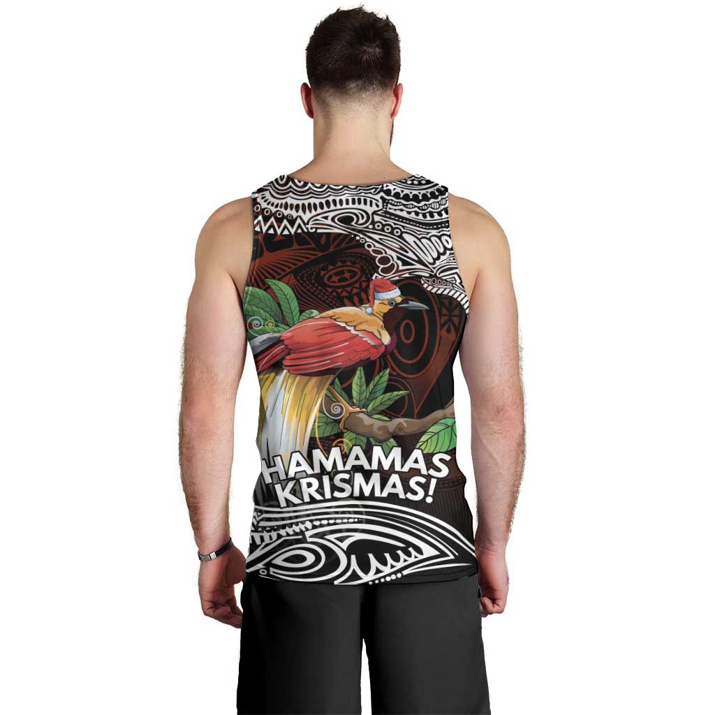 Papua New Guinea Christmas Men Tank Top - Polynesian Pride