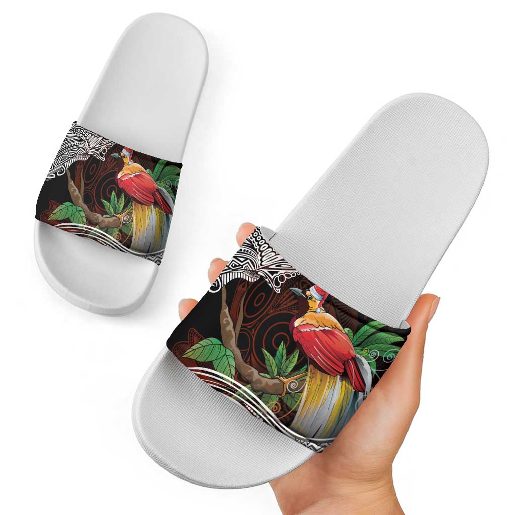 Papua New Guinea Christmas Slide Sandals LT9 - Polynesian Pride