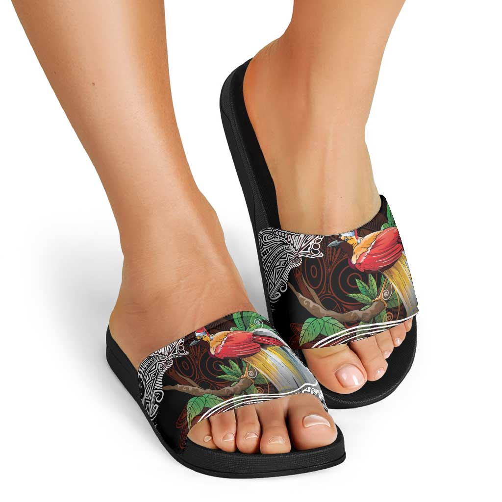 Papua New Guinea Christmas Slide Sandals LT9 - Polynesian Pride