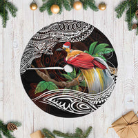 Papua New Guinea Christmas Tree Skirt LT9 Casual Black - Polynesian Pride