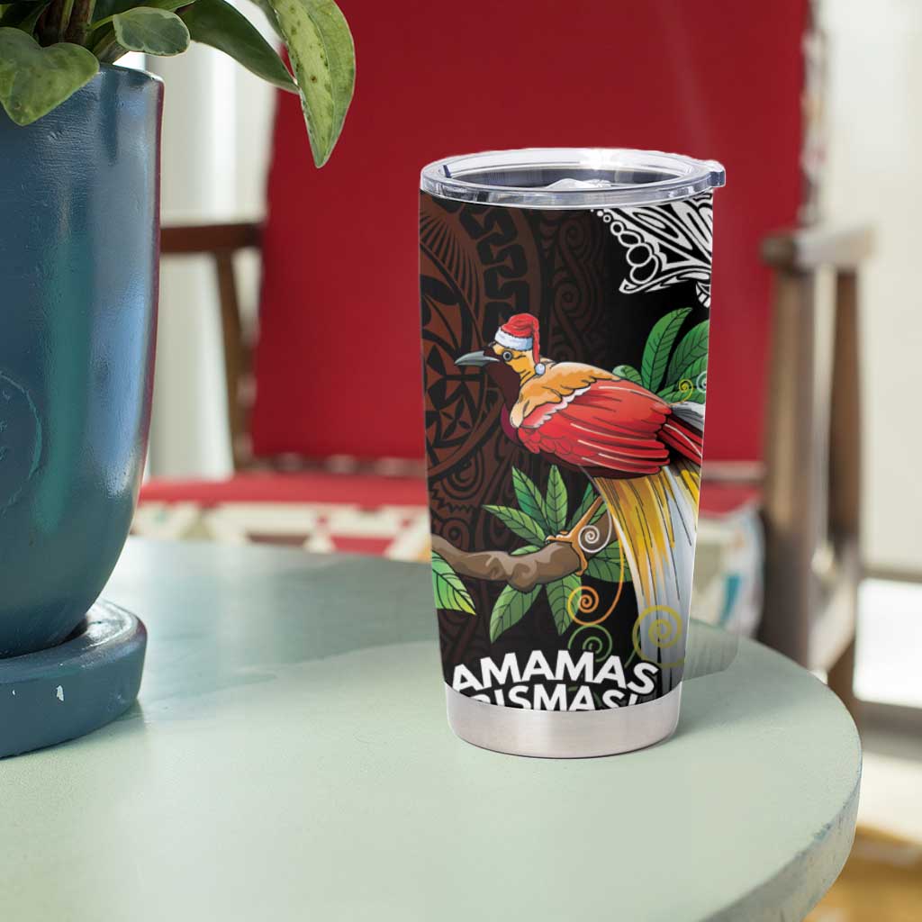 Papua New Guinea Christmas Tumbler Cup - Polynesian Pride