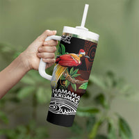Papua New Guinea Christmas Tumbler With Handle - Polynesian Pride
