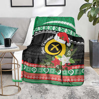 Vanuatu Pig's Tusk Meri Krismas! Blanket Vanuatuan Sand Drawing Pattern LT9 - Polynesian Pride