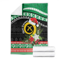 Vanuatu Pig's Tusk Meri Krismas! Blanket Vanuatuan Sand Drawing Pattern LT9 - Polynesian Pride