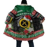 Vanuatu Pig's Tusk Meri Krismas! Cloak Vanuatuan Sand Drawing Pattern - Polynesian Pride