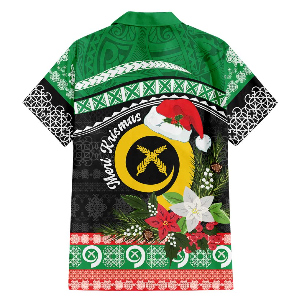 Vanuatu Pig's Tusk Meri Krismas! Family Matching Puletasi and Hawaiian Shirt Vanuatuan Sand Drawing Pattern LT9 - Polynesian Pride
