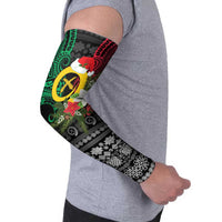 Vanuatu Pig's Tusk Meri Krismas! Arm Sleeves Vanuatuan Ancient Art Spirit LT9 - Polynesian Pride