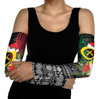 Vanuatu Pig's Tusk Meri Krismas! Arm Sleeves Vanuatuan Ancient Art Spirit LT9 - Polynesian Pride