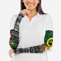 Vanuatu Pig's Tusk Meri Krismas! Arm Sleeves Vanuatuan Ancient Art Spirit LT9 - Polynesian Pride