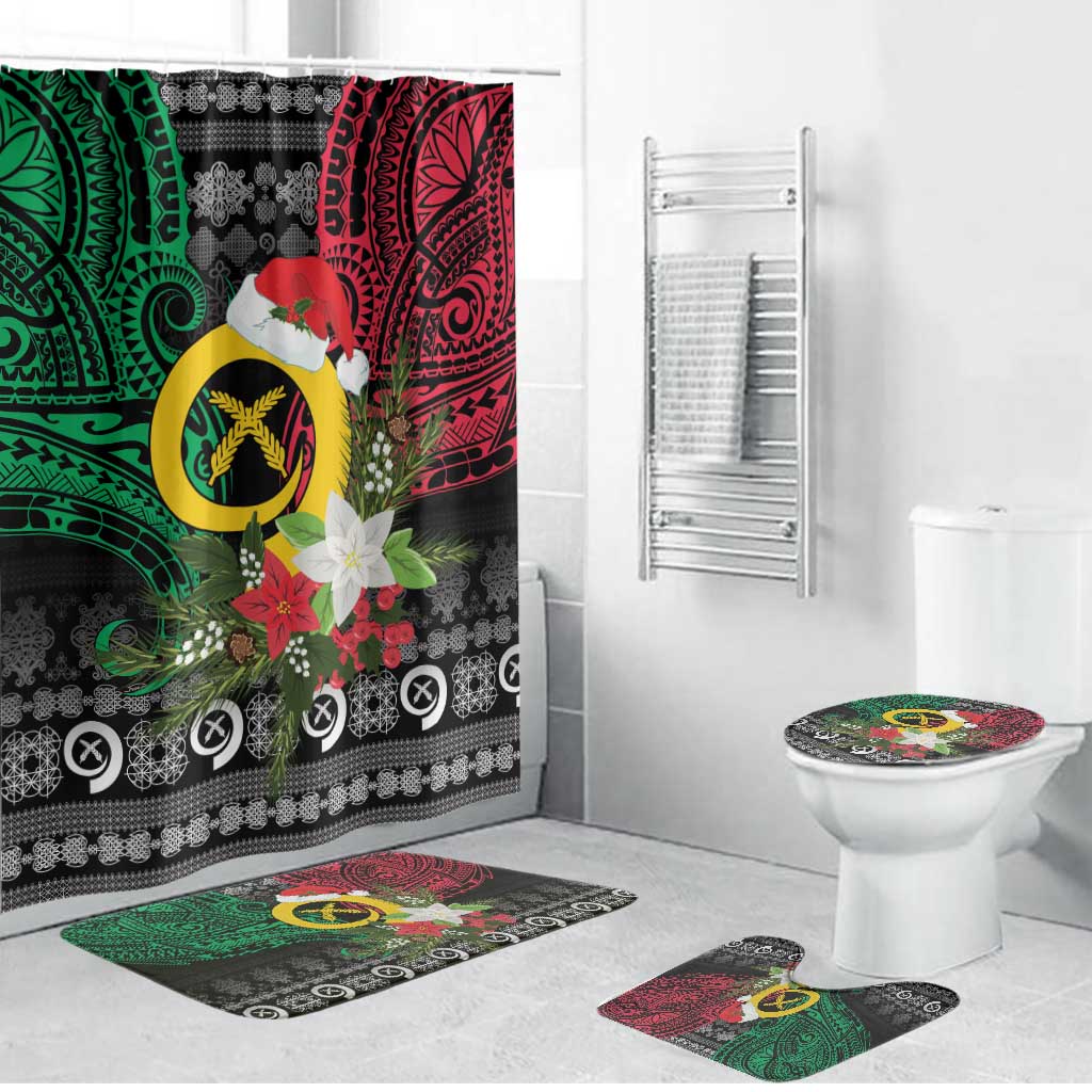 Vanuatu Pig's Tusk Meri Krismas! Bathroom Set Vanuatuan Ancient Art Spirit - Polynesian Pride