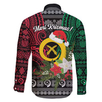 Vanuatu Pig's Tusk Meri Krismas! Family Matching Tank Maxi Dress and Hawaiian Shirt Vanuatuan Ancient Art Spirit - Polynesian Pride