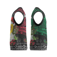 Vanuatu Pig's Tusk Meri Krismas! Christmas Knitted V-Neck Vest Vanuatuan Ancient Art Spirit LT9 - Polynesian Pride