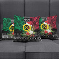 Vanuatu Pig's Tusk Meri Krismas! Pillow Cover Vanuatuan Ancient Art Spirit LT9 - Polynesian Pride