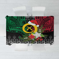 Vanuatu Pig's Tusk Meri Krismas! Tablecloth Vanuatuan Ancient Art Spirit - Polynesian Pride