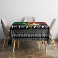Vanuatu Pig's Tusk Meri Krismas! Tablecloth Vanuatuan Ancient Art Spirit - Polynesian Pride
